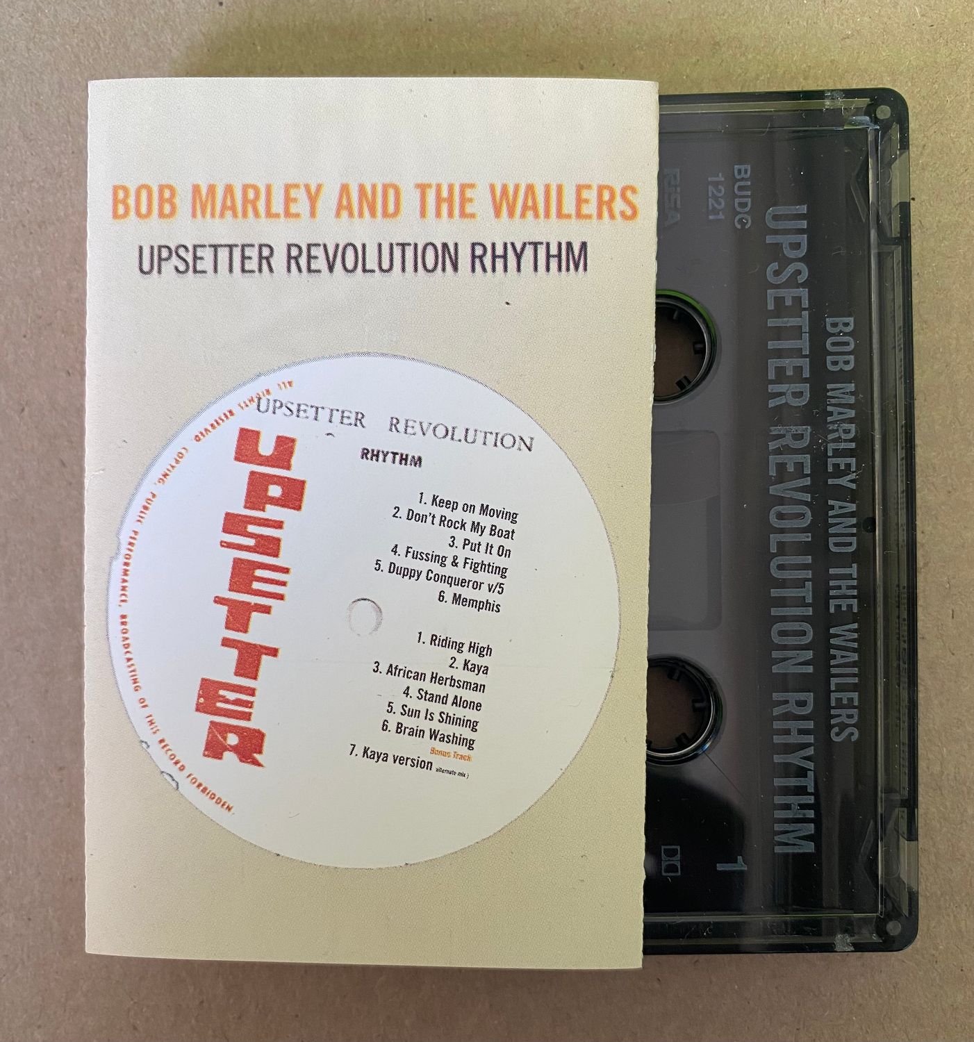 Bob Marley &amp; The Wailers – Upsetter Revolution Rhythm (Cassette)