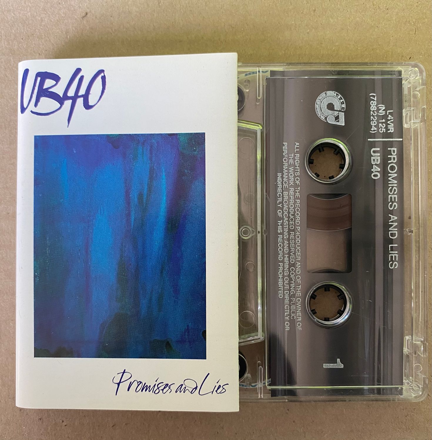 UB40 – Promises And Lies (Cassette)
