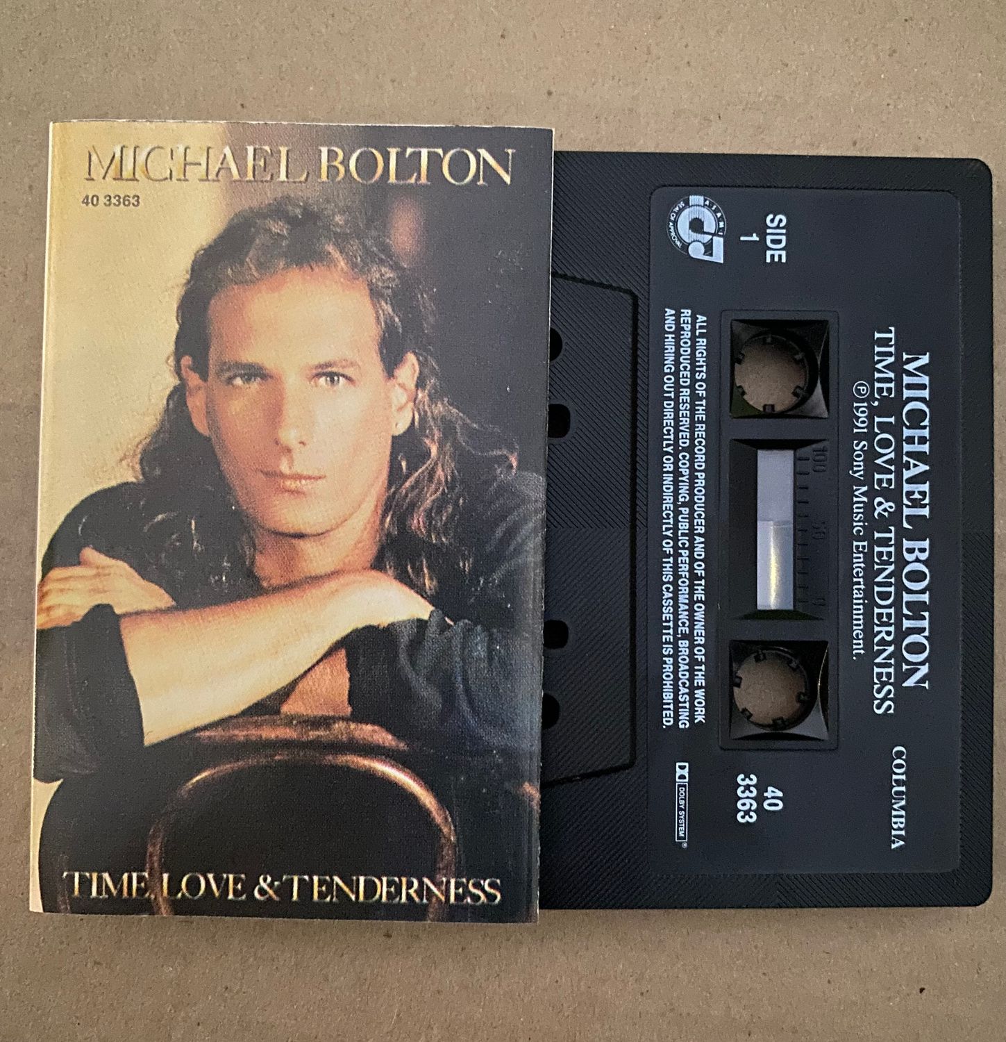 Michael Bolton – Time, Love &amp; Tenderness (Cassette)