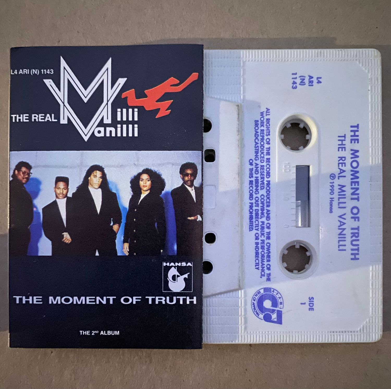 The Real Milli Vanilli – The Moment Of Truth (The 2nd Album) (Cassette)