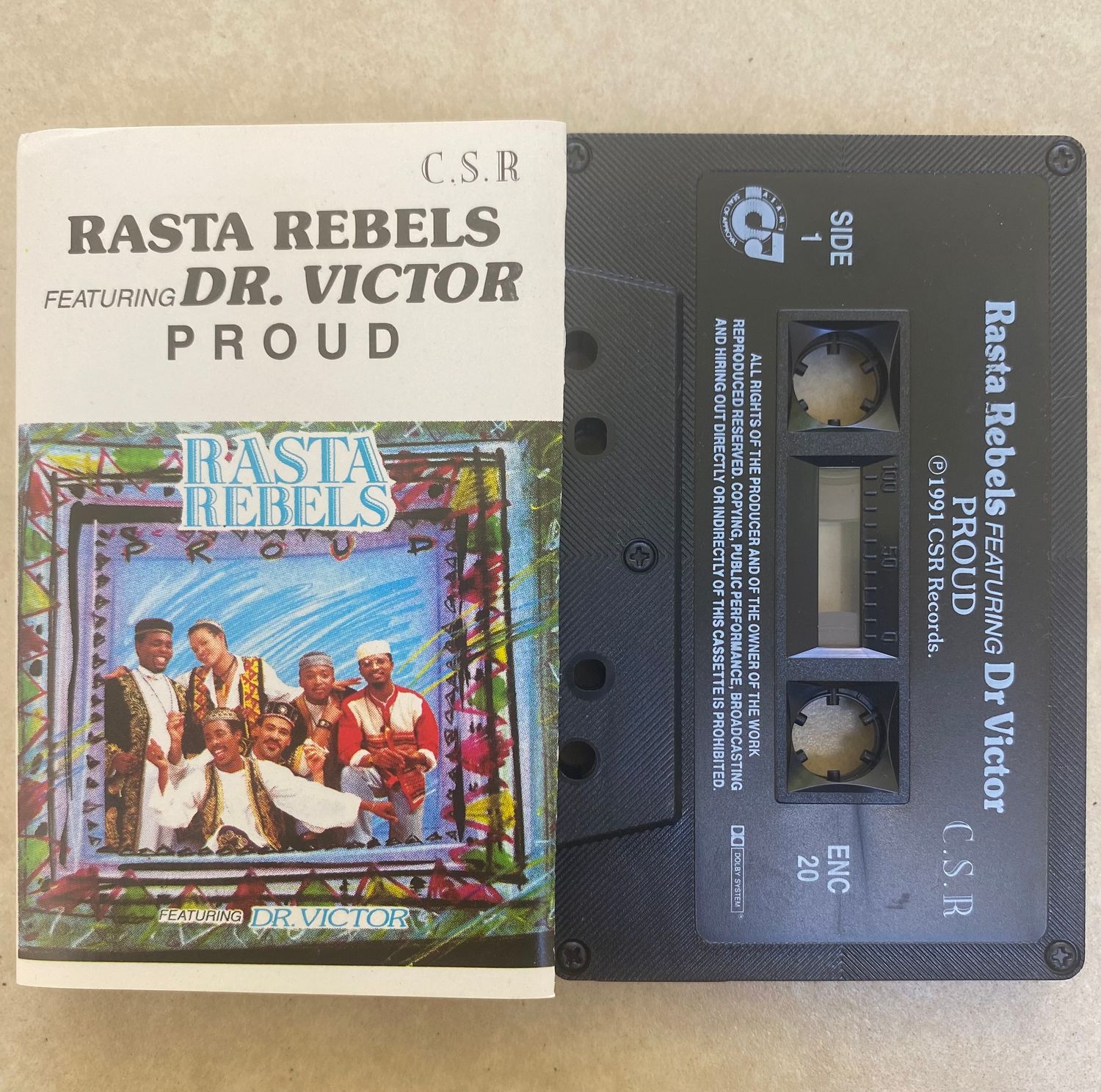 Rasta Rebels Featuring Dr. Victor – Proud (Cassette)