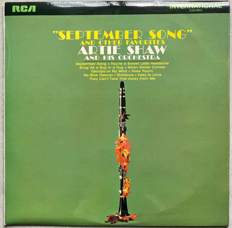 Artie Shaw And His Orchestra – &quot;September Song&quot; And Other Favorites (Vinyl)