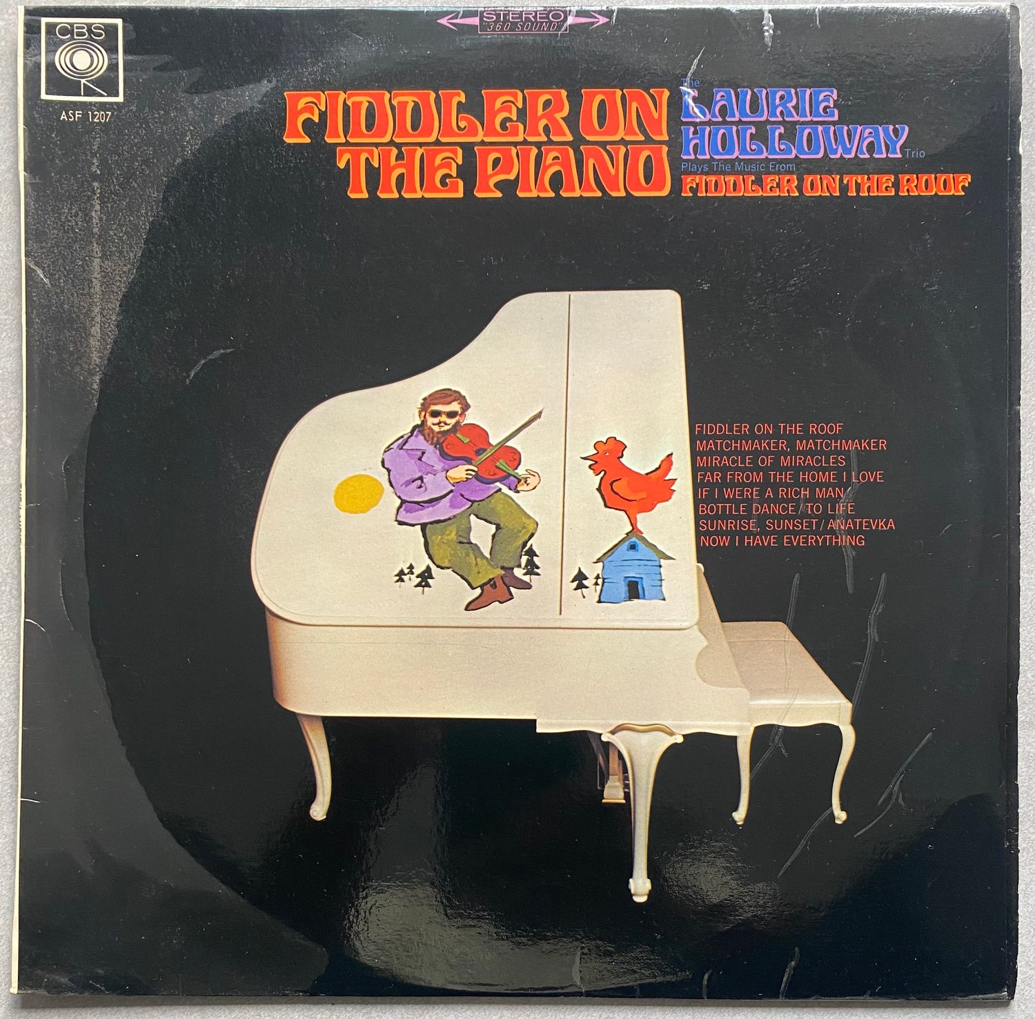 Laurie Holloway – Fiddler On The Piano - The Laurie Holloway Trio Plays The Music From Fiddler On The Roof (Vinyl)