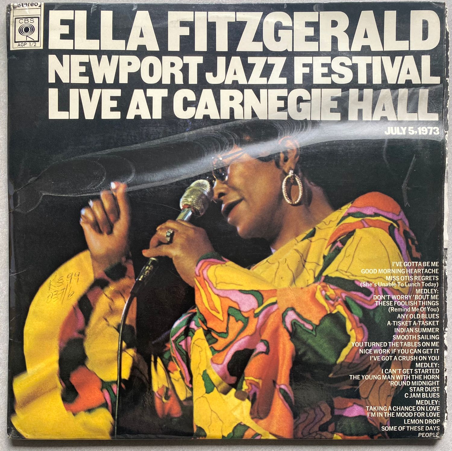 Ella Fitzgerald – Newport Jazz Festival Live At Carnegie Hall, July 5, 1973 (2-LP Set) (Vinyl)