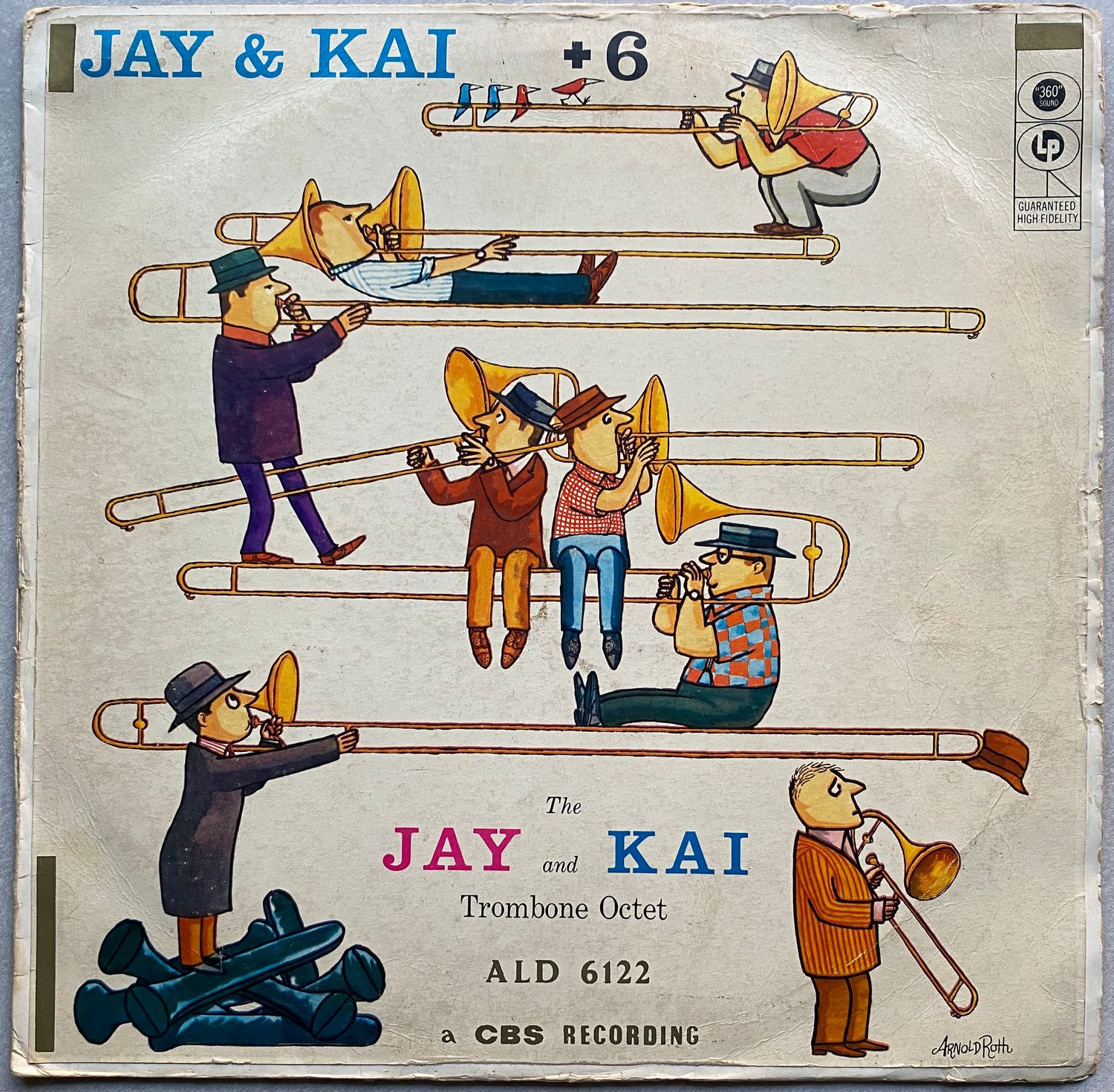 J.J. Johnson &amp; Kai Winding – Jay &amp; Kai + 6: The Jay And Kai Trombone Octet (Vinyl)