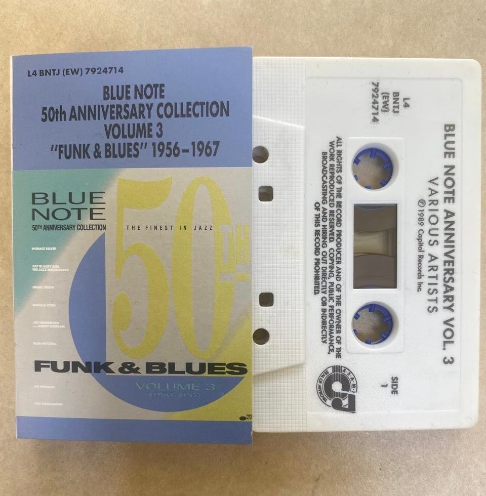 Various Artists – Blue Note 50th Anniversary Collection Volume 3: 1956–1967 Funk and Blues (Cassette)