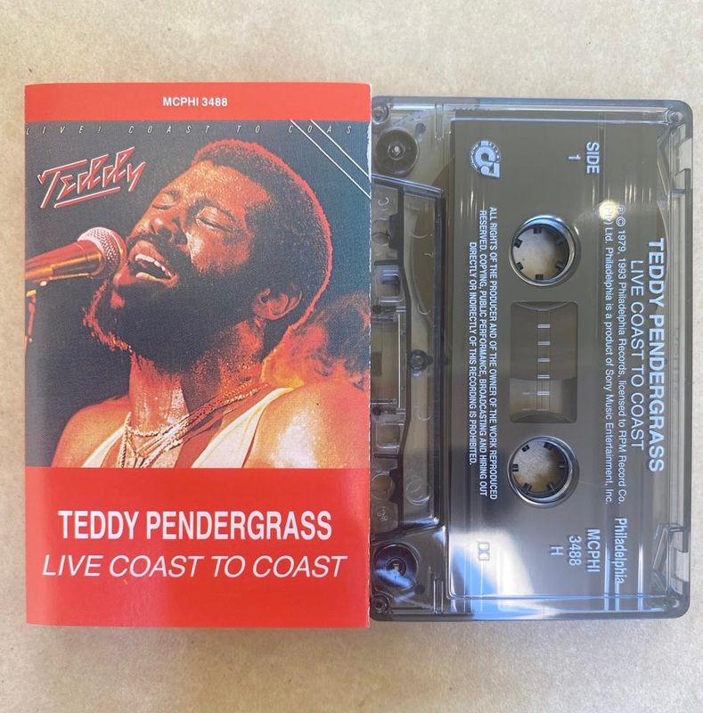 Teddy Pendergrass – Live! Coast to Coast (Cassette)