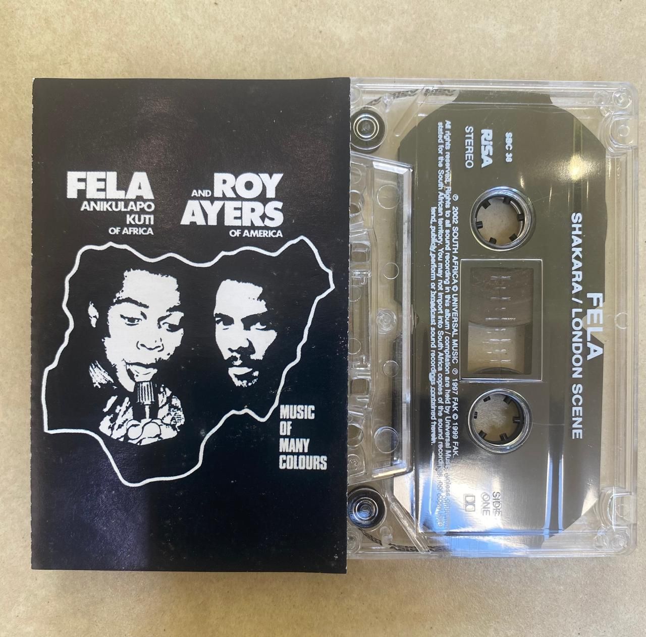 Fela Kuti &amp; Roy Ayers – Music of Many Colours (Cassette)