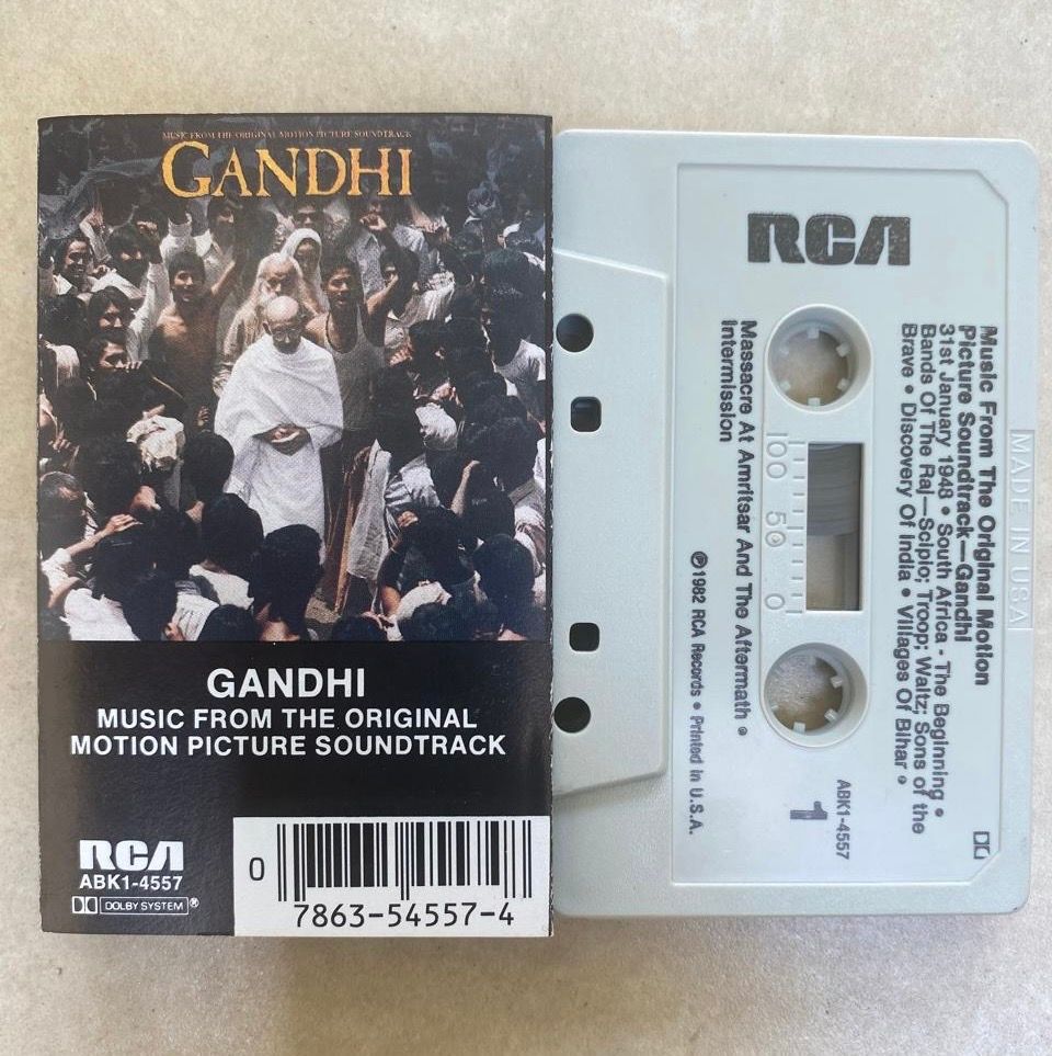 Gandhi – Music from the Original Motion Picture Soundtrack (Cassette)