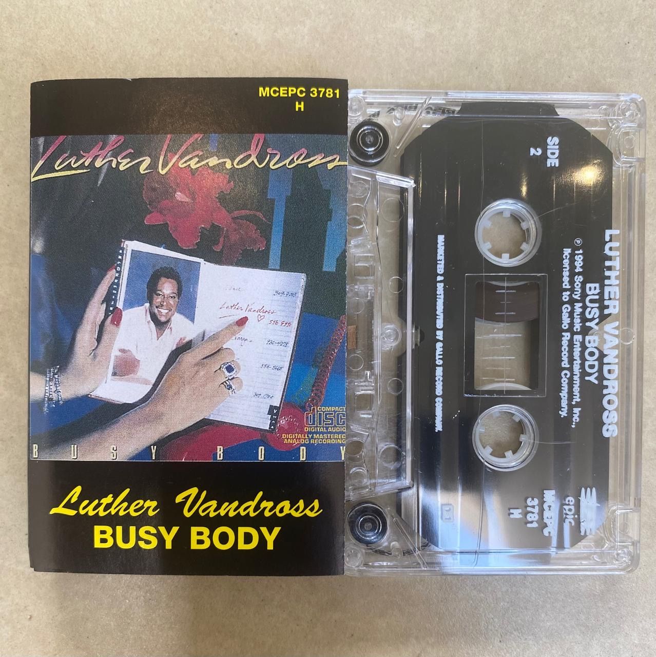 Luther Vandross – Busy Body (Cassette)