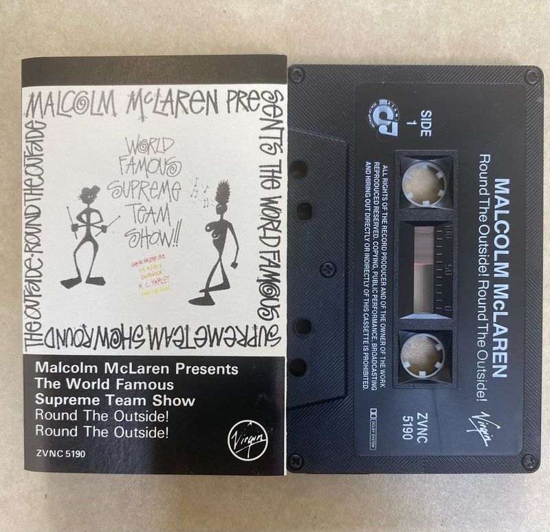 Malcolm McLaren – Round the Outside! Round the Outside! (Cassette)