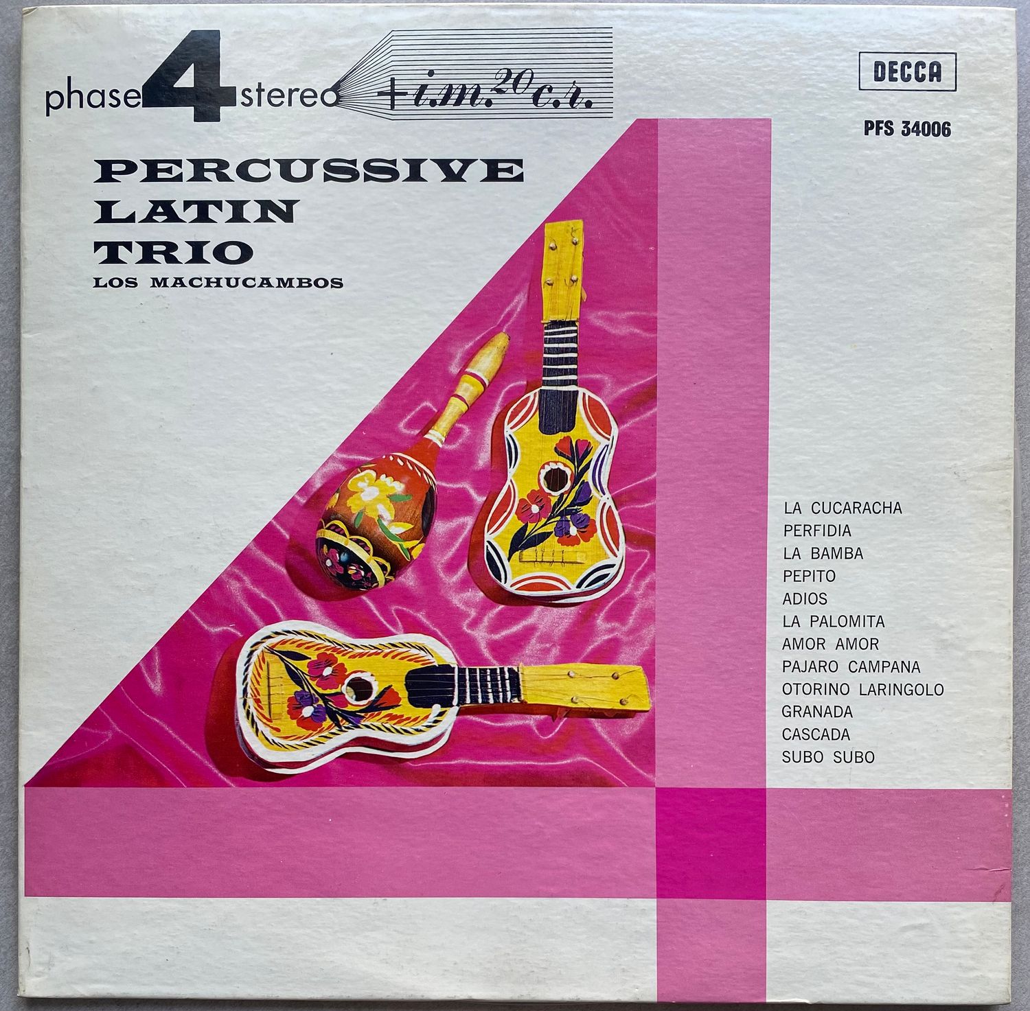 Los Machucambos – Percussive Latin Trio (Vinyl)