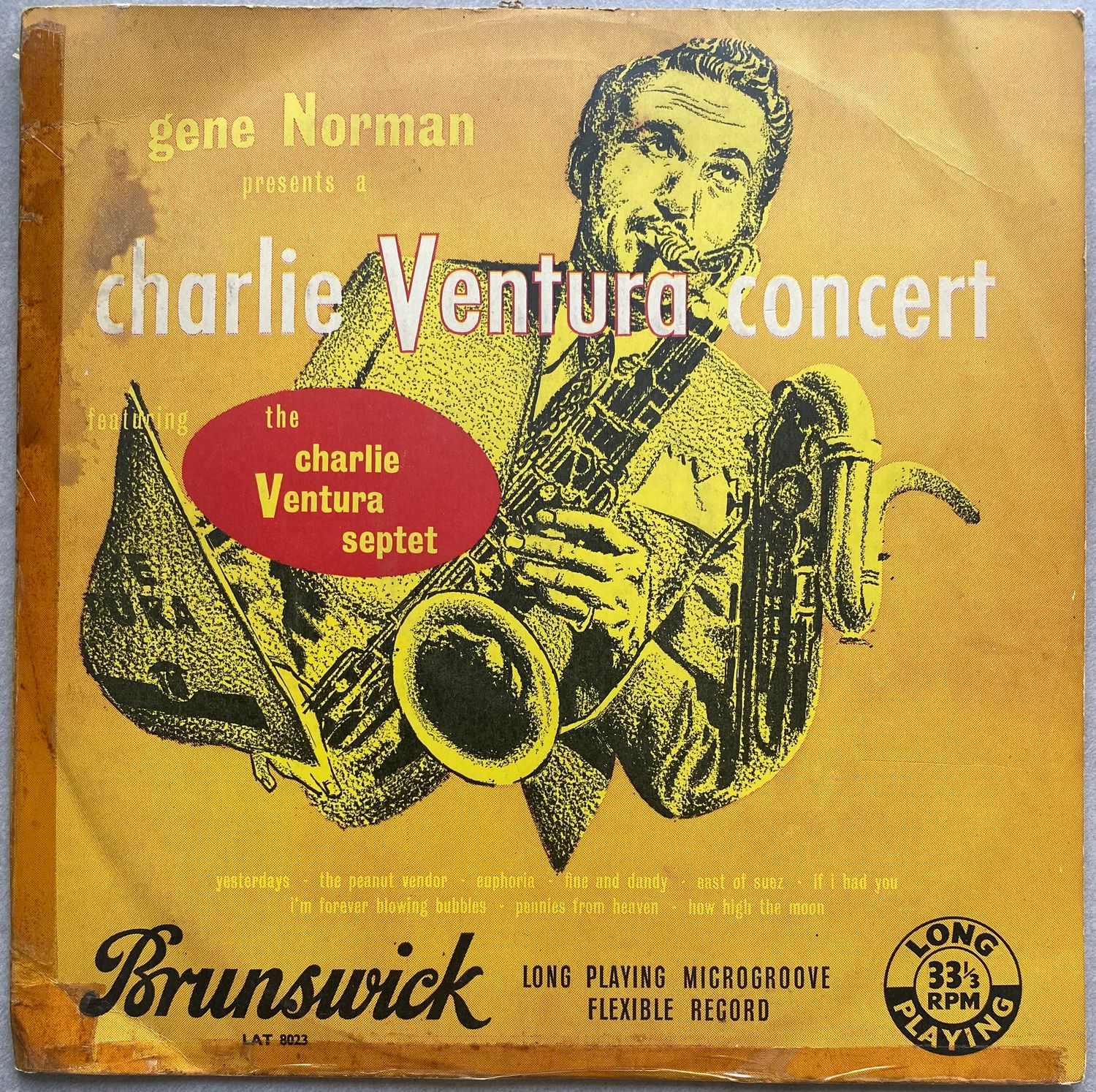 Charlie Ventura – Gene Norman Presents a Charlie Ventura Concert (Vinyl)