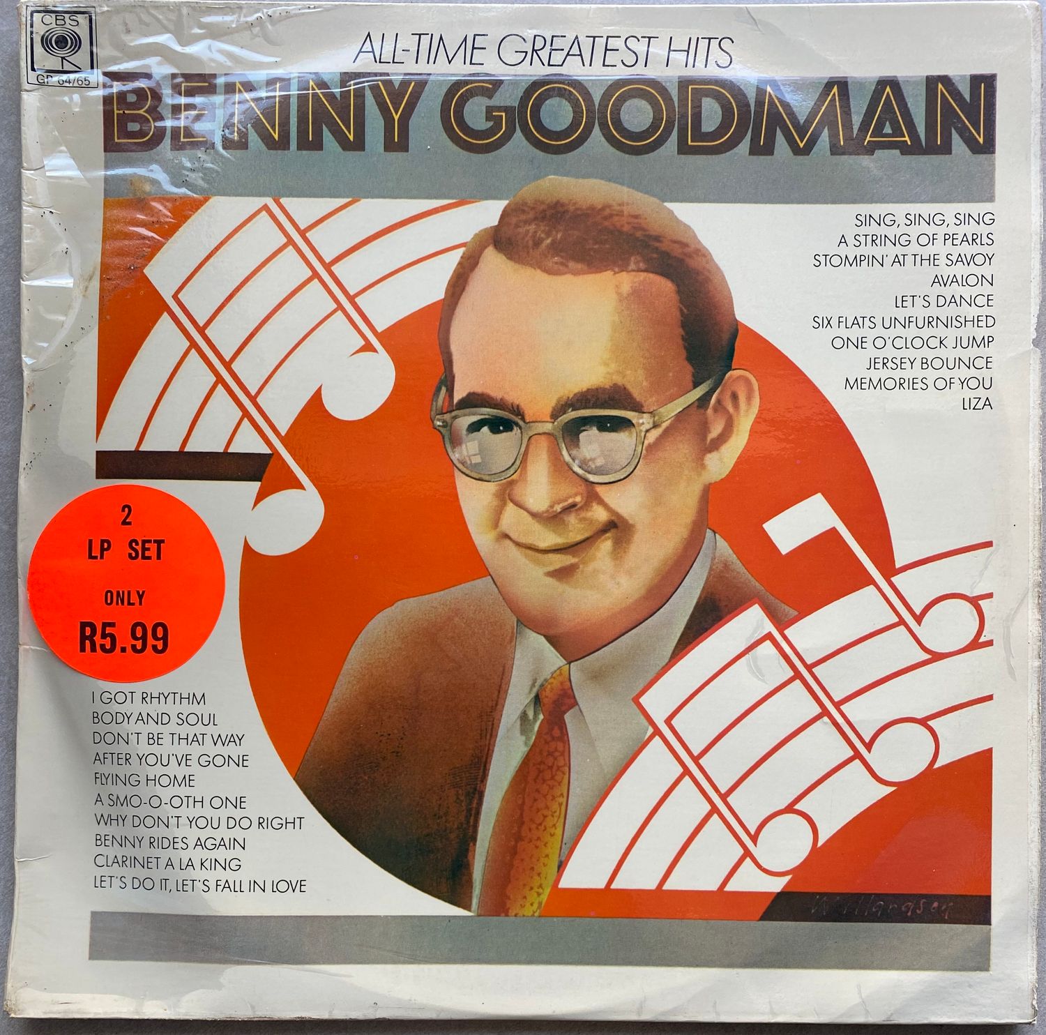 Benny Goodman – All-Time Greatest Hits (2×LP) (Vinyl)