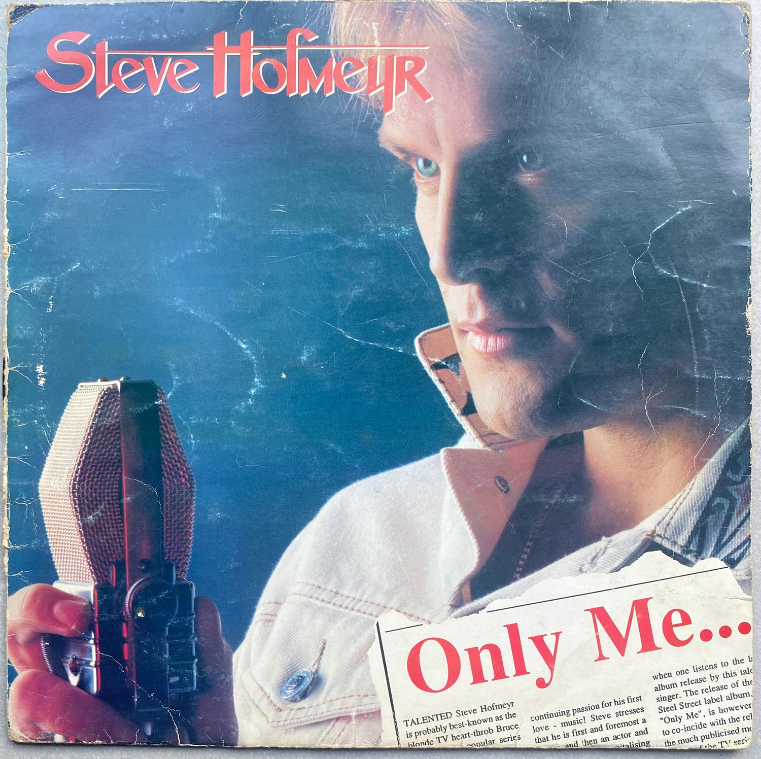Steve Hofmeyr ‎– Only Me... (Vinyl)