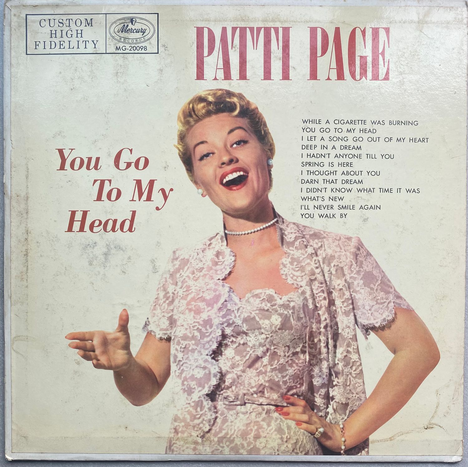 Patti Page – You Go To My Head (Vinyl)