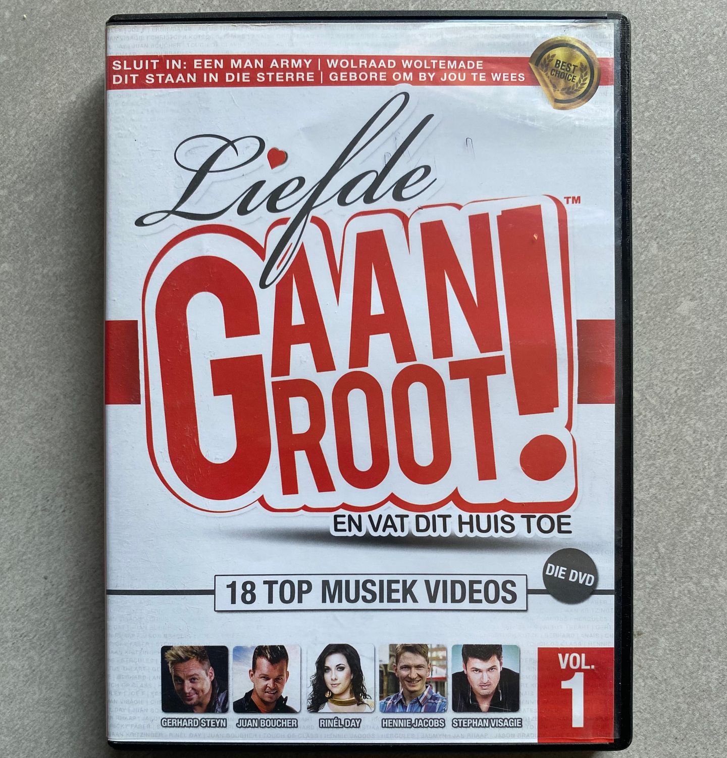 Liefde Gaan Groot Vol. 1 - Verskeie Kunstenaars (DVD)