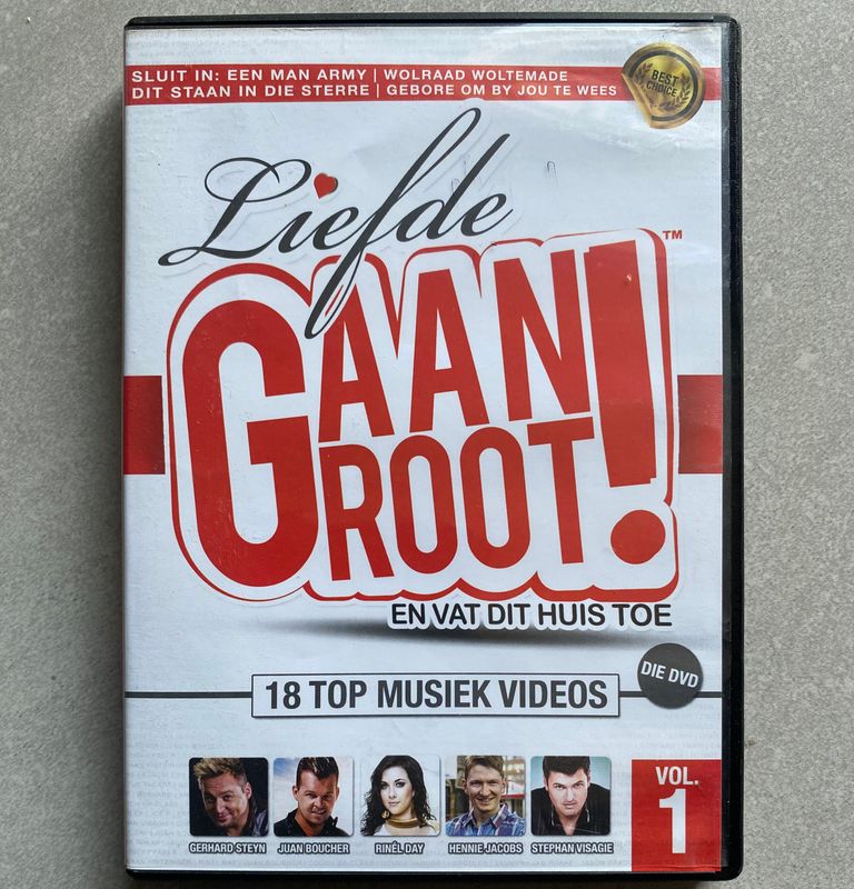 Liefde Gaan Groot Vol. 1 - Verskeie Kunstenaars (DVD)