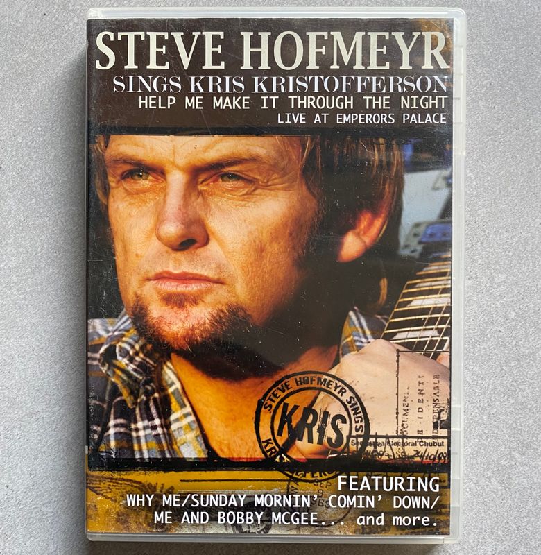 Steve Hofmeyr – Sings Kris Kristofferson: Help Me Make It Through The Night Live At Emperors Palace (DVD)