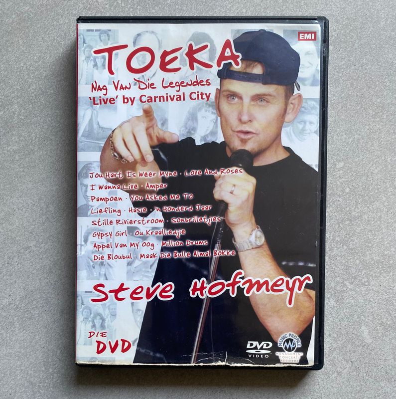 Steve Hofmeyr – TOEKA – Nag Van Die Legendes ‘Live’ by Carnival City (DVD)