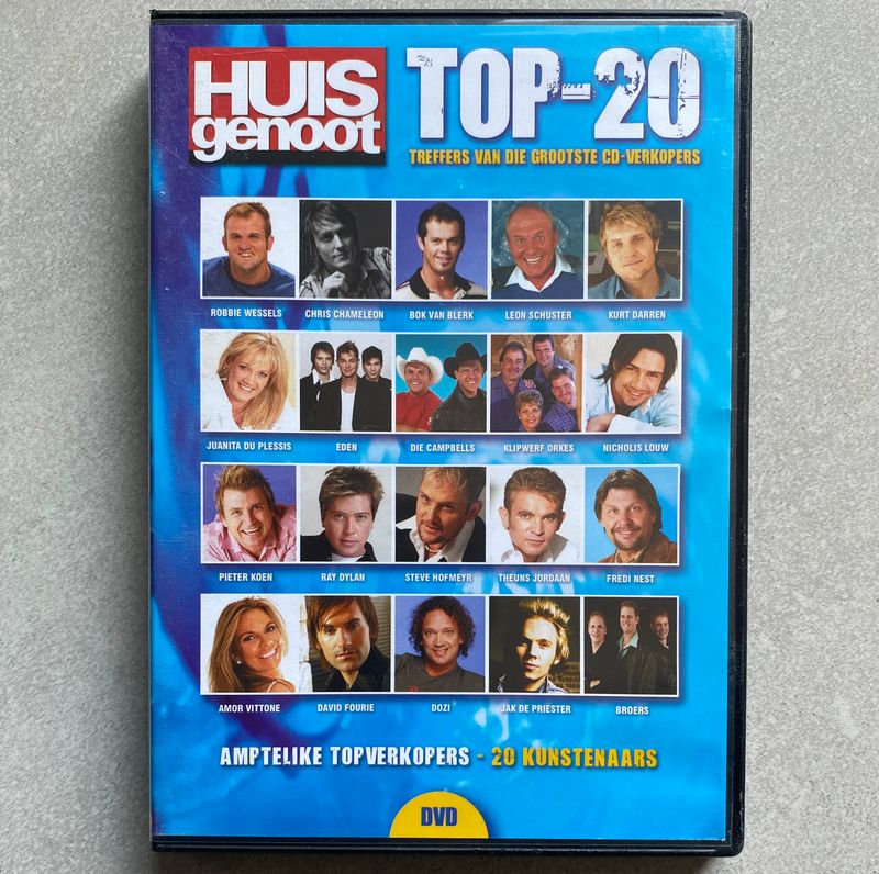Huisgenoot Top 20 – Verskeie Kunstenaars (DVD)
