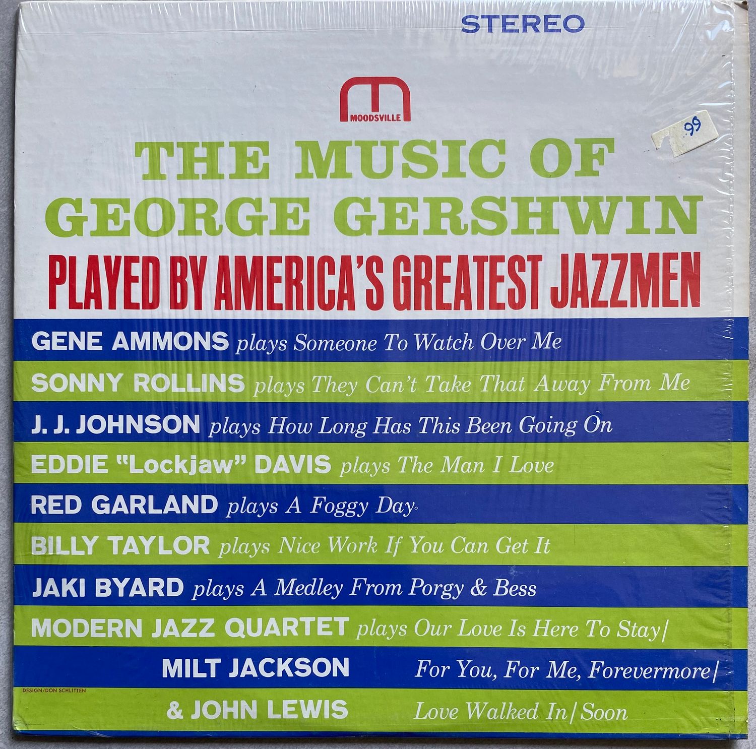 The Music Of George Gershwin Played By America’s Greatest Jazzmen - Various Artists (Vinyl)