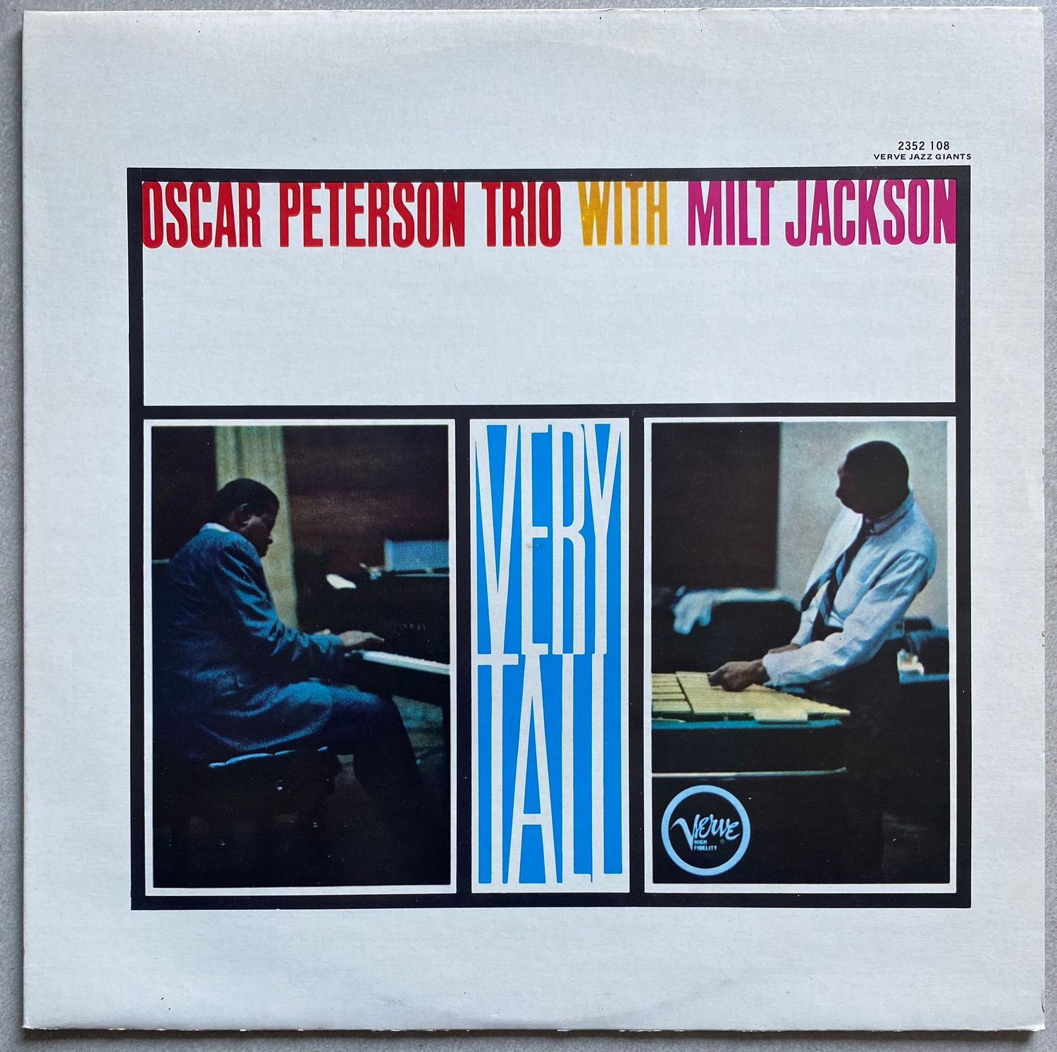 Oscar Peterson Trio &amp; Milt Jackson – Very Tall (Vinyl)