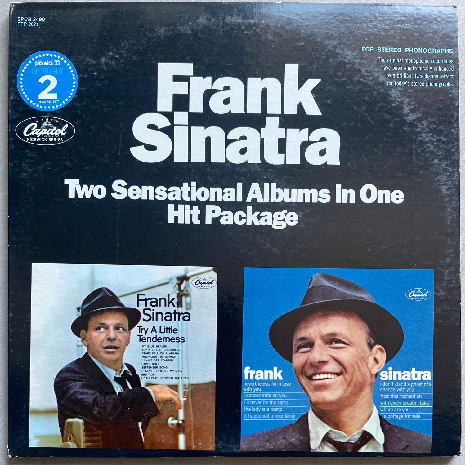 Frank Sinatra – Try A Little Tenderness / Nevertheless I’m In Love With You (2 × Vinyl)