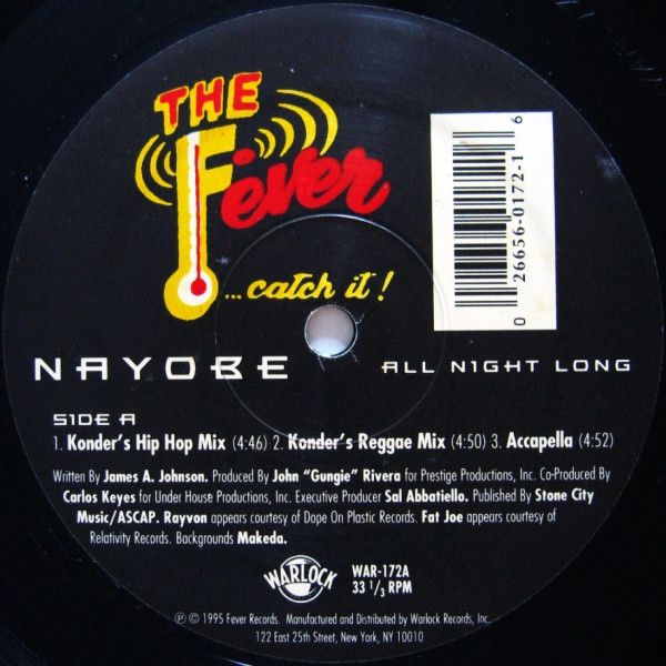 Nayobe – All Night Long (Vinyl, 12”, 33⅓ RPM)