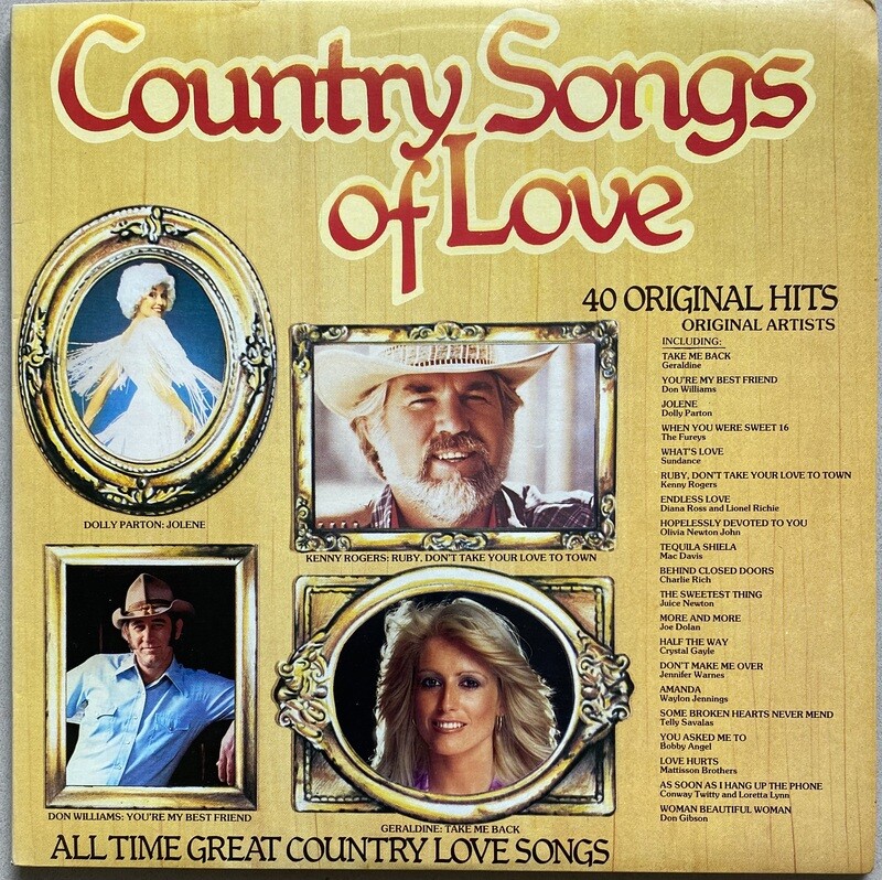 Country Songs Of Love - Various Artists (2LP Set) (Gatefold) (Vinyl)