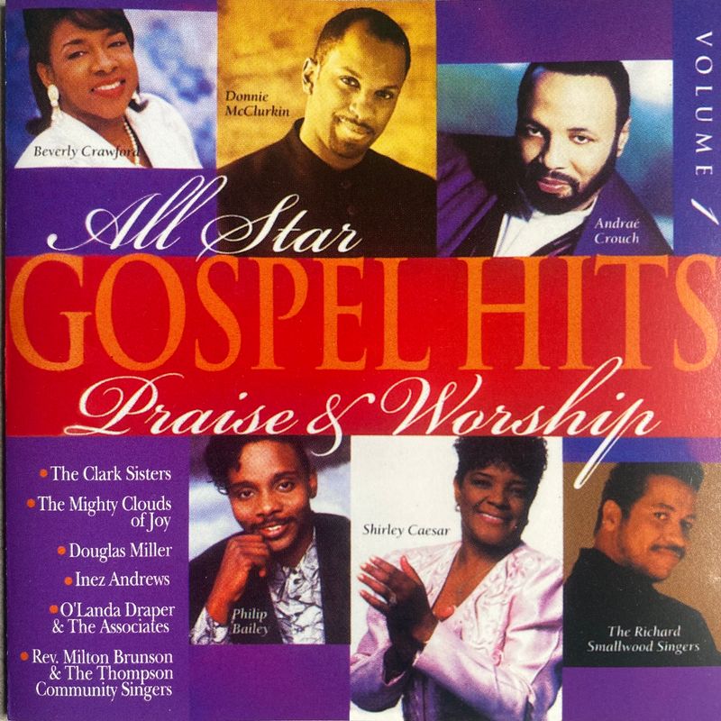 All Star Gospel Hits: Praise &amp; Worship, Volume 1 (CD, Compilation)