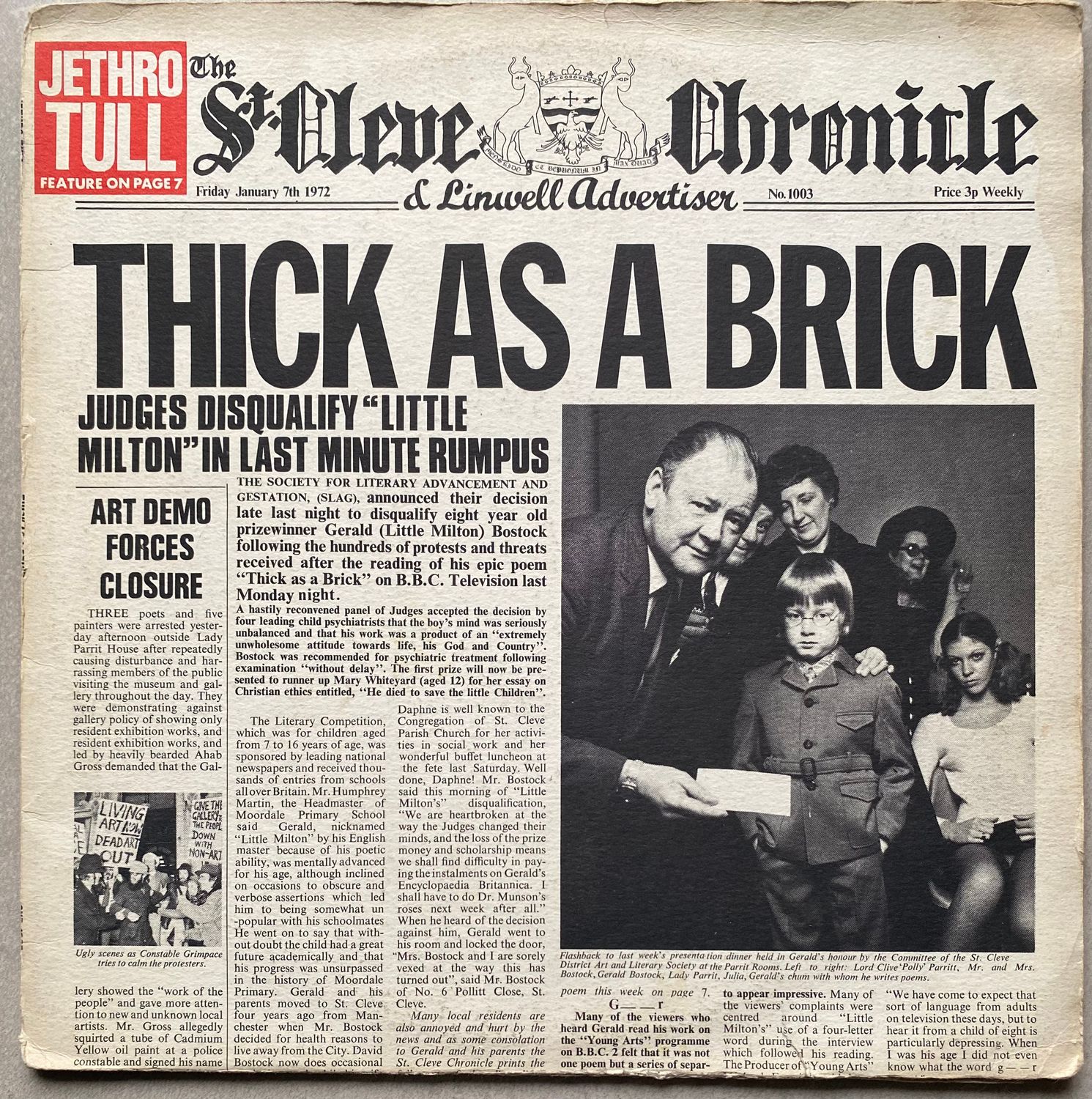 Jethro Tull – Thick As A Brick (Vinyl)