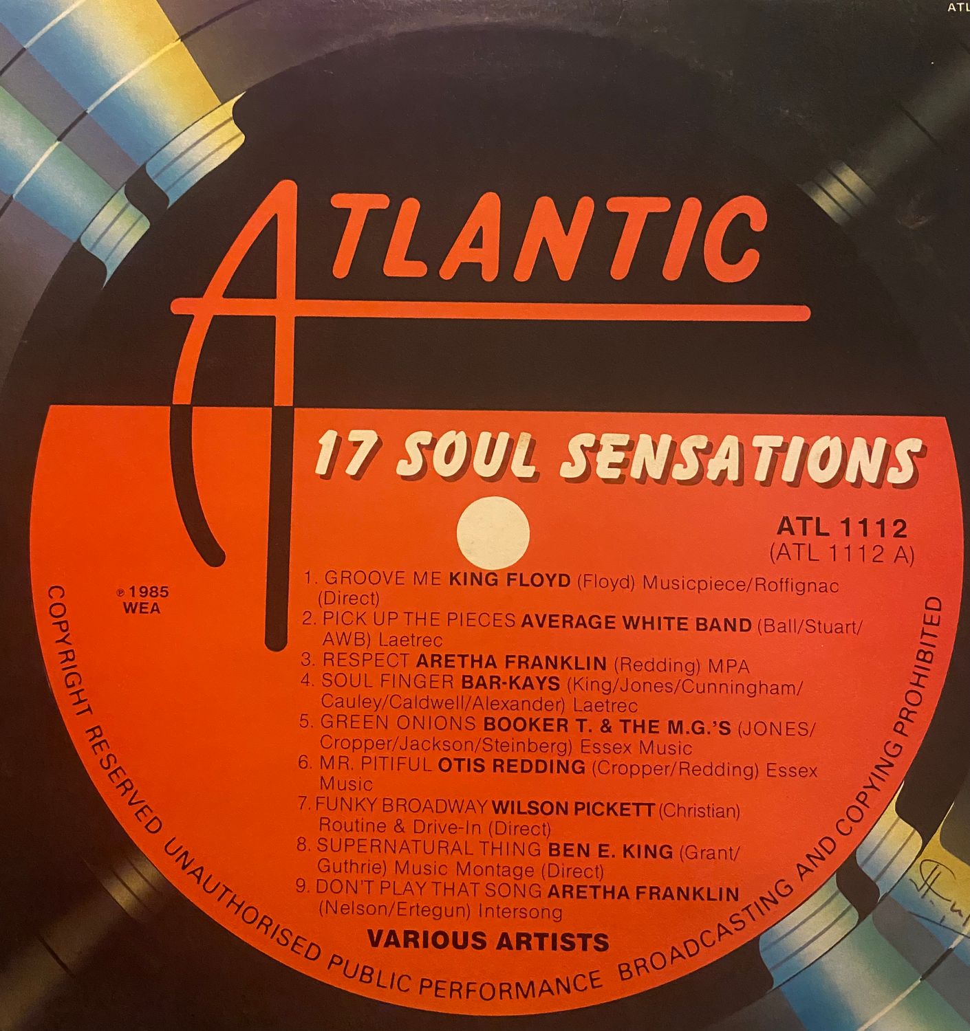 17 Soul Sensations - Various Artists (Vinyl, LP, Compilation)