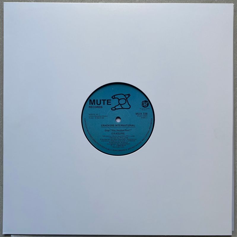 Erasure – Crackers International (Vinyl, 12”, EP)