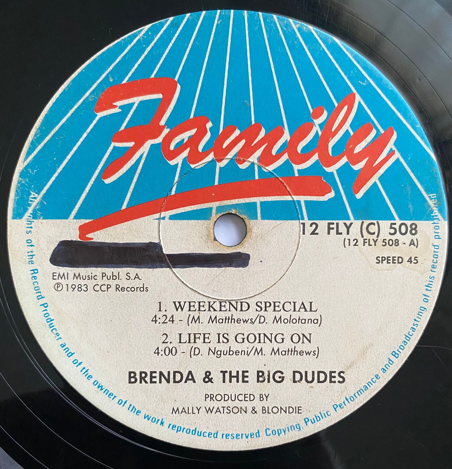 Brenda &amp; The Big Dudes – Weekend Special (Vinyl, 12”)