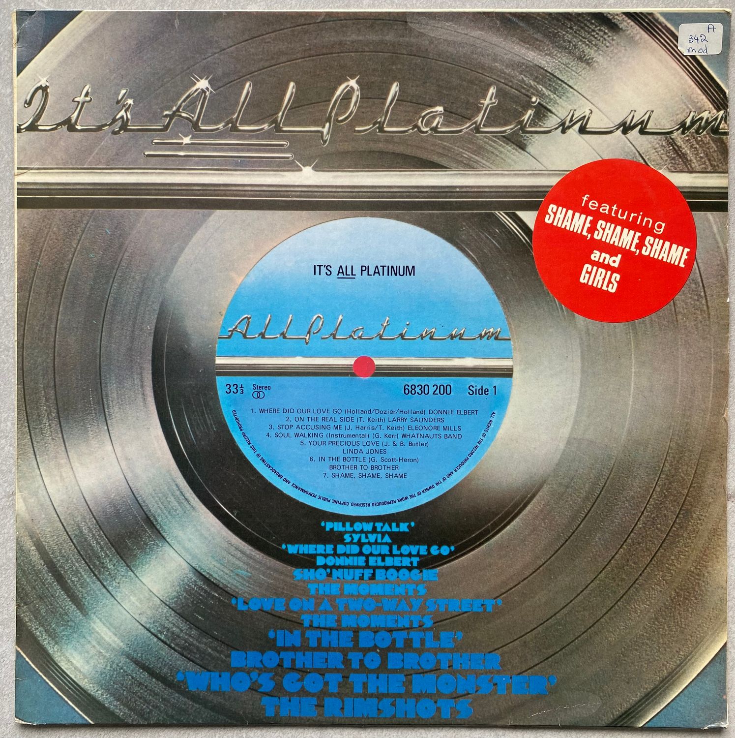 It’s All Platinum – Various Artists (Vinyl)