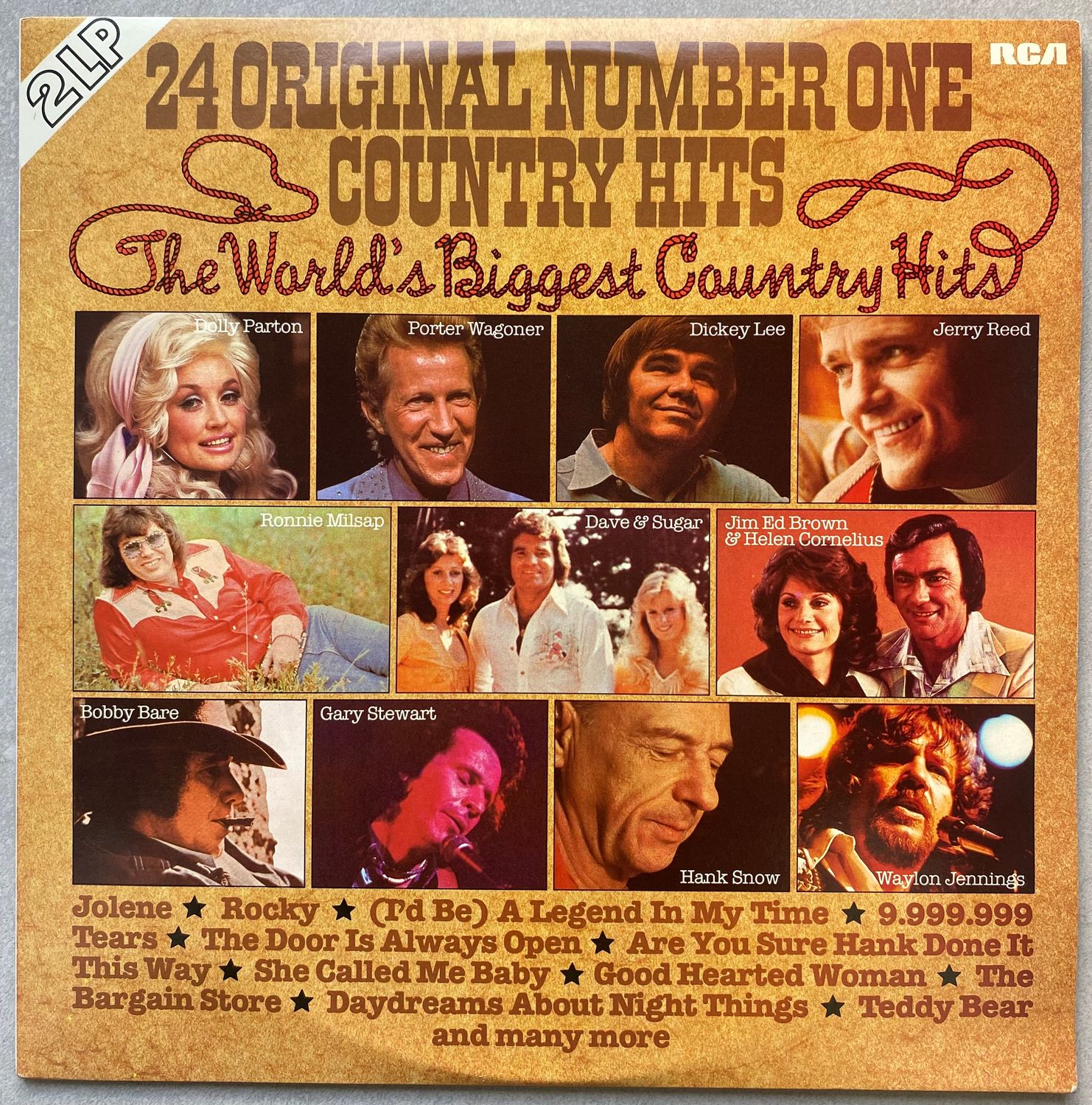 24 Original Number One Country Hits – Various Artists (2 x Vinyl)