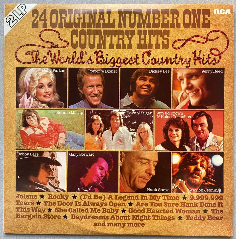 24 Original Number One Country Hits – Various Artists (2 x Vinyl)