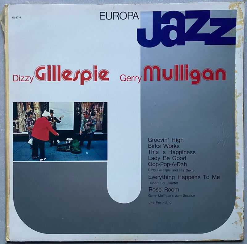 Dizzy Gillespie, Gerry Mulligan &amp; Hubert Fol – Europa Jazz (Vinyl)
