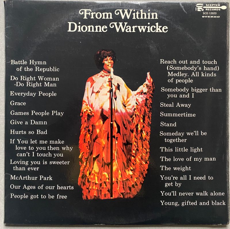 Dionne Warwick – From Within (2 x Vinyl, Gatefold)