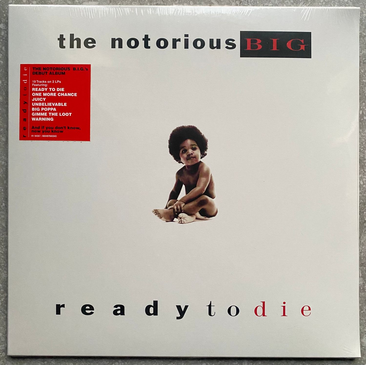 The Notorious B.I.G. – Ready To Die (140 Gram Vinyl) (2 x Vinyl) (New/Sealed) (Import)