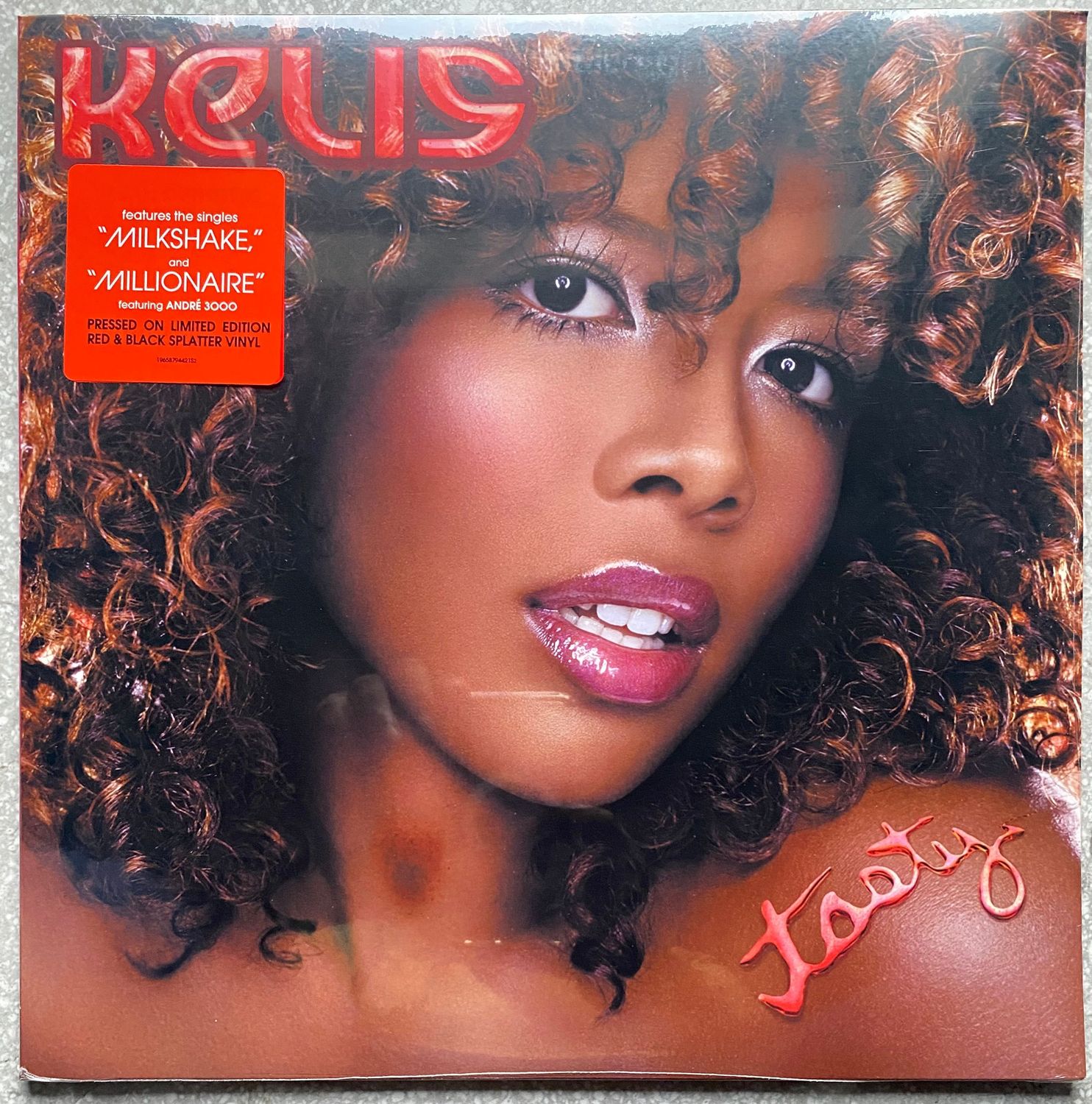 Kelis – Tasty [Translucent Ruby with Black Splatter, 140 Gram Vinyl, Splatter] [2 x Vinyl] [Sealed] [Import]