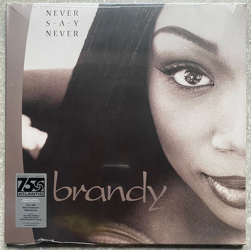 Brandy – Never Say Never (Ltd Clear Vinyl Edition) [2 x Vinyl] [Vinyl] [Sealed] [Import]