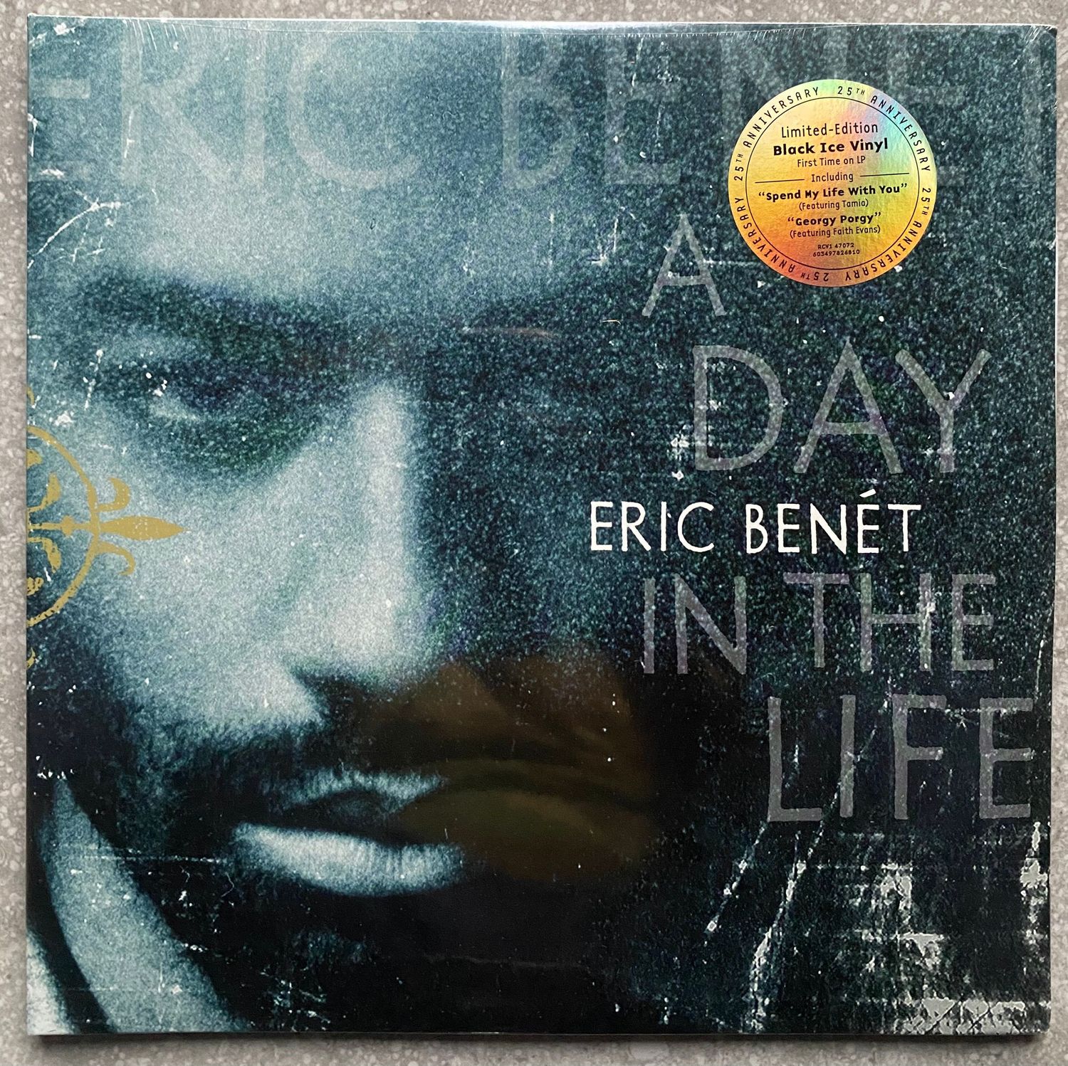 Eric Benét – A Day in the Life [Black Ice Vinyl] [2 x Vinyl] [Sealed] [Import]