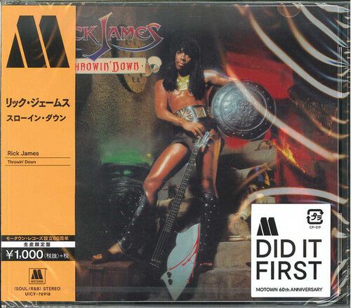 Rick James – Throwin’ Down (CD) (New/Sealed) (Import) Rick James – Throwin’ Down (CD) (New/Sealed) (Import)
