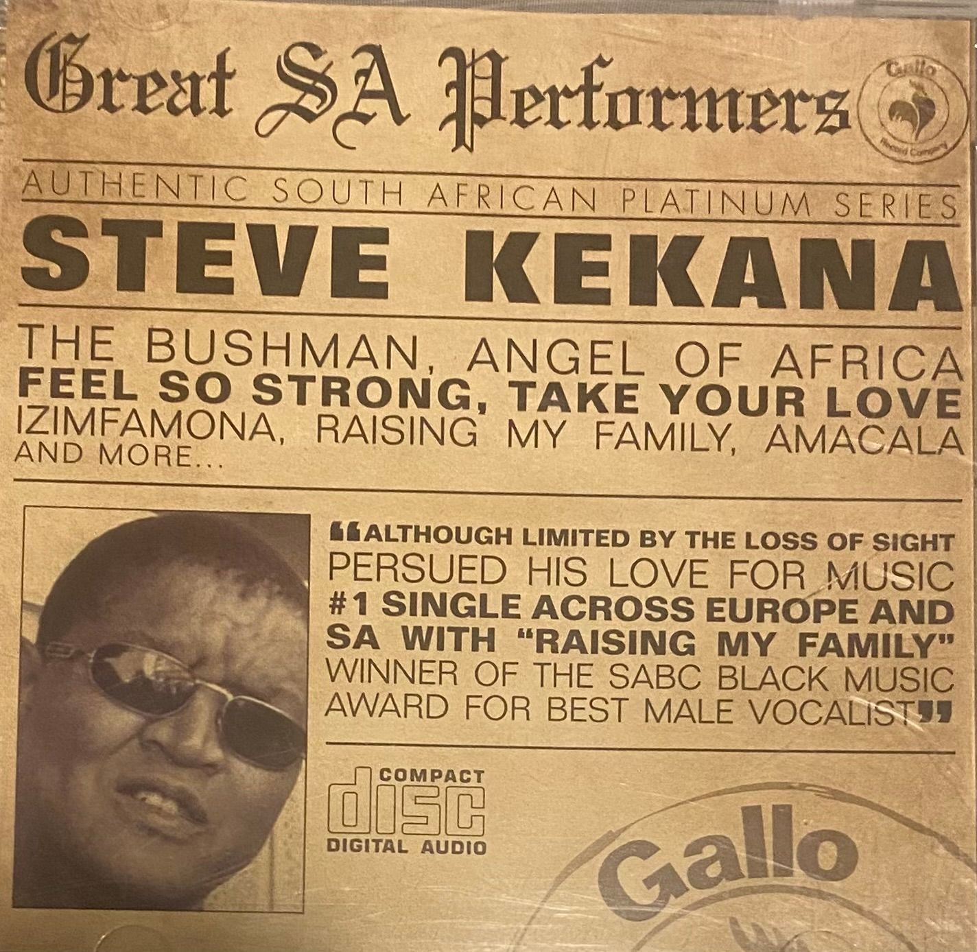 Steve Kekana – Great SA Performers (CD)