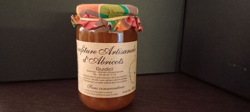 CONFITURE ARTISANALE  ABRICOT