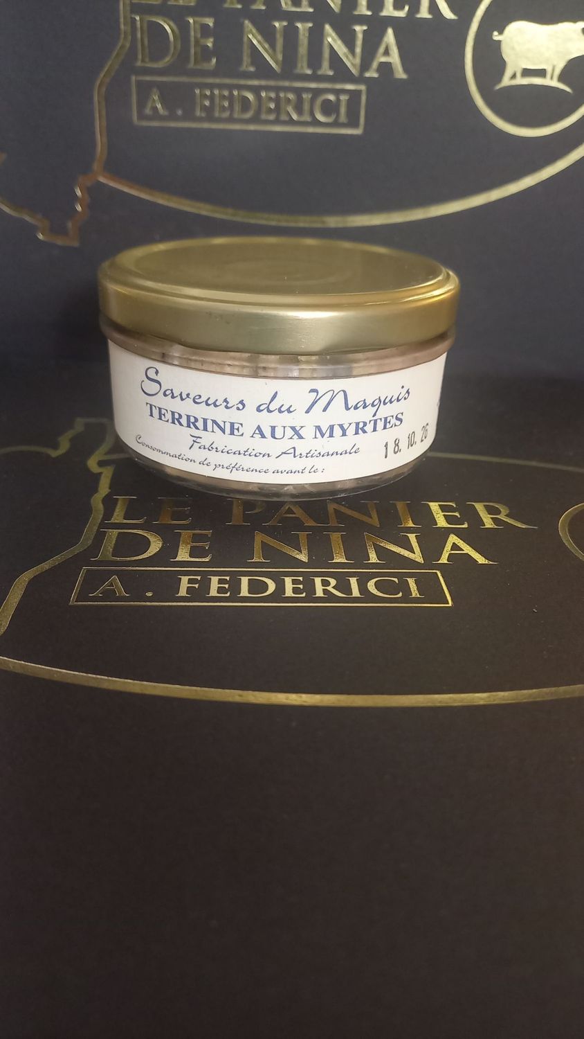 TERRINE ARTISANALE  MYRTE SAUVAGE  0.140 g