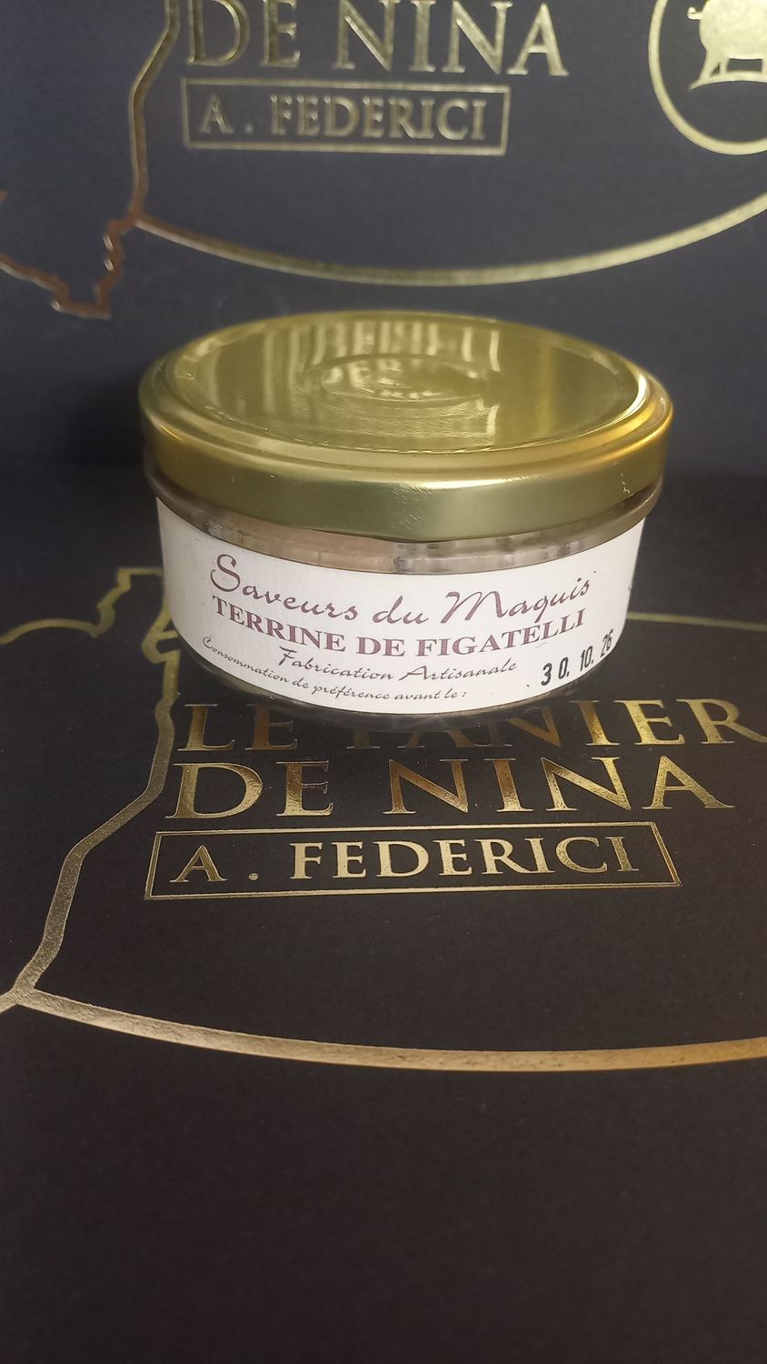 TERRINE ARTISANAL FIGATELLI 0.140 g