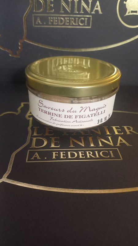 TERRINE ARTISANAL FIGATELLI 0.140 g